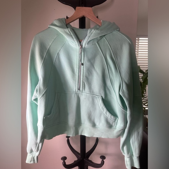 Lululemon Scuba Hoodie - size XS/S, light mint green color - Picture 3 of 6